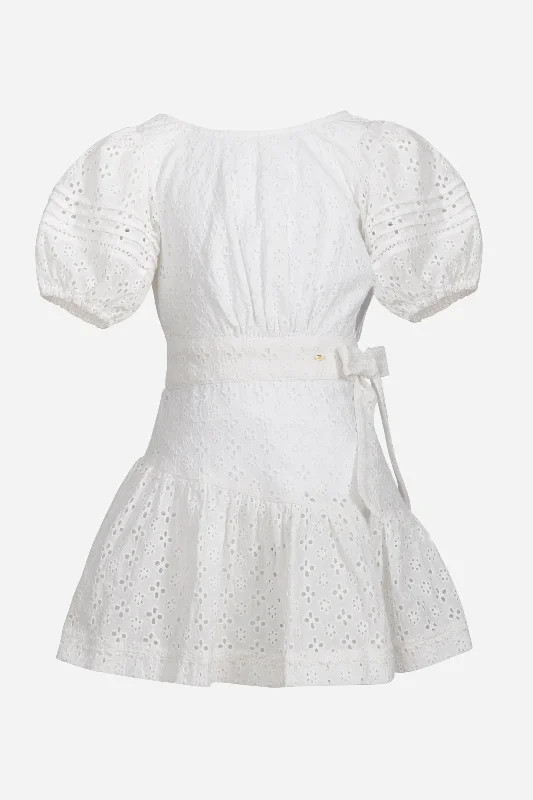 Kids Mini Dress Chantal - Natural White