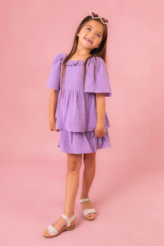 Mini Iris Dress in Lavender - FINAL SALE