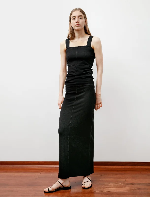 Long Tank Dress Black