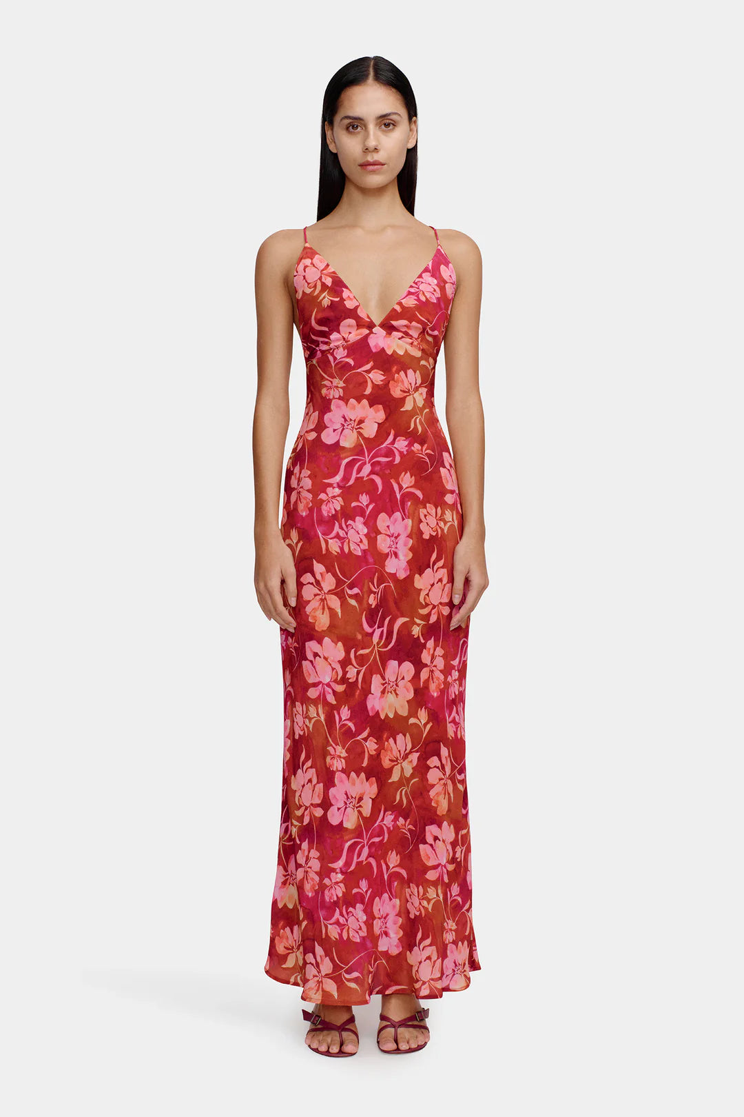 Alonso Cherrybomb Strappy Slip Maxi Dress