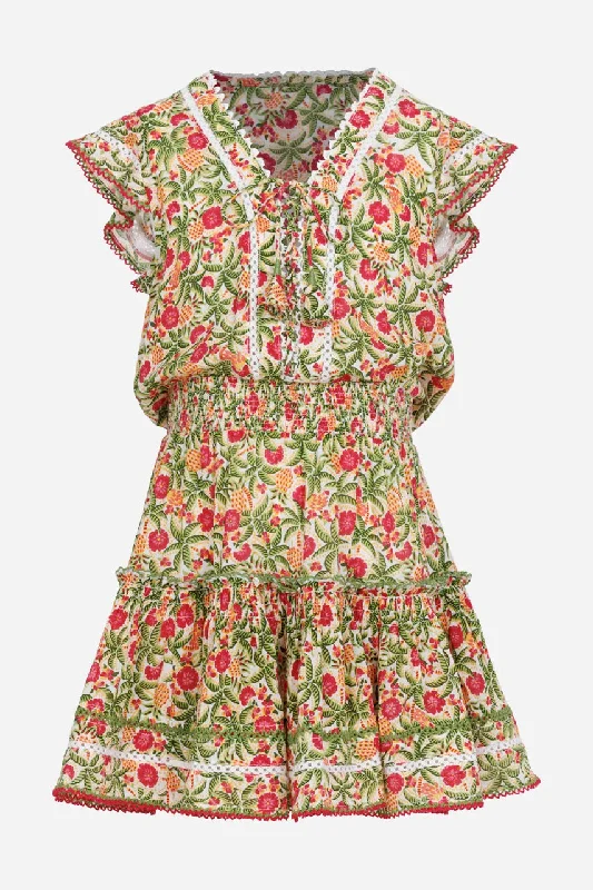 Kids Mini Dress Anais - Pink Honolulu