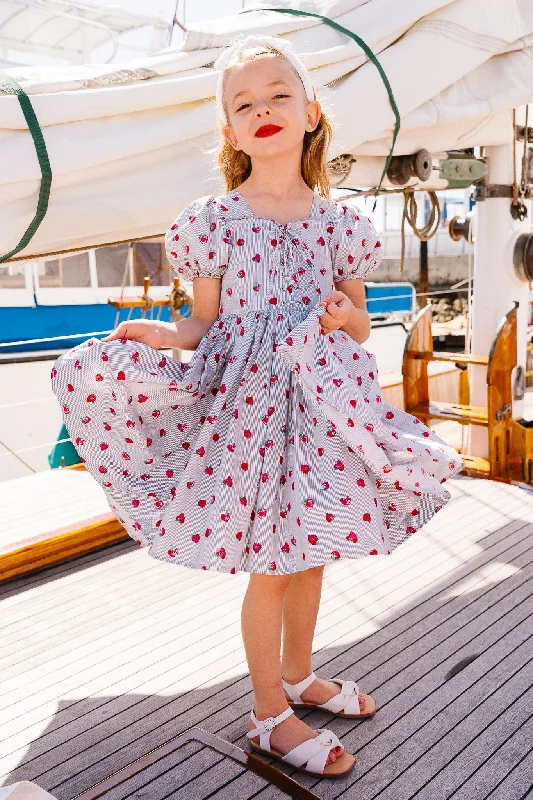 Mini Thea Dress in Strawberry - FINAL SALE