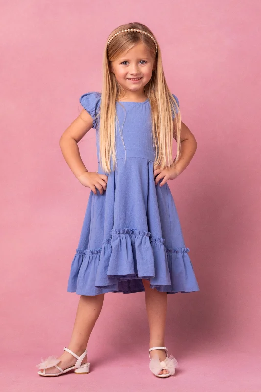 Mini Dahlia Dress in Blue - FINAL SALE