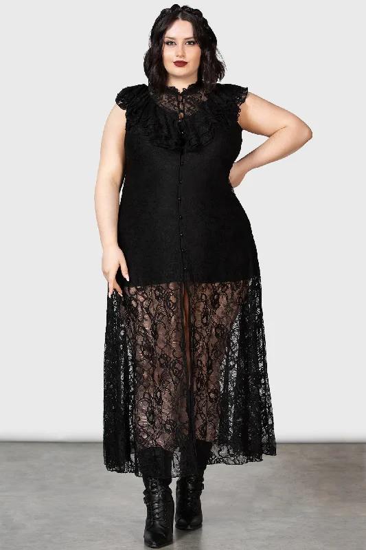 Vampire's Ball Maxi Dress [PLUS] - Resurrect