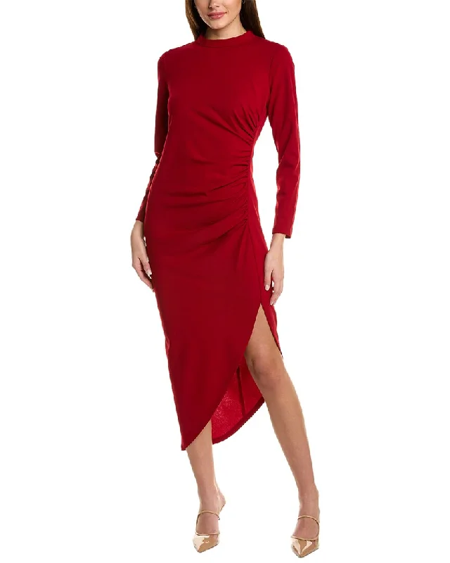 Anne Klein Asymmetric Midi Dress