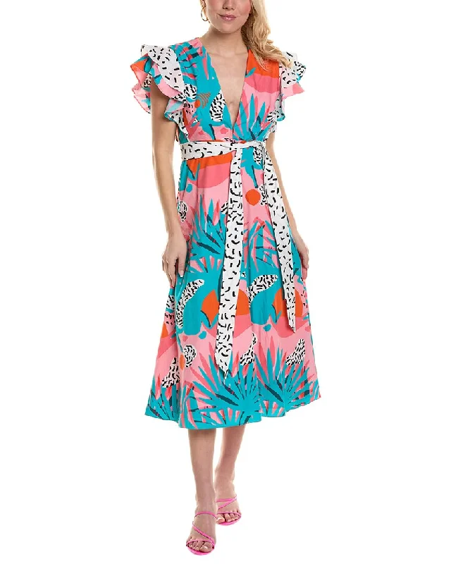 Garrie B Meghann Midi Dress