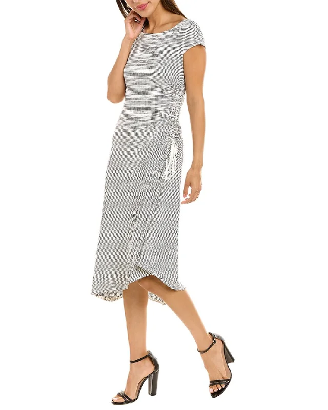 Max Studio Crinkled Midi Dress