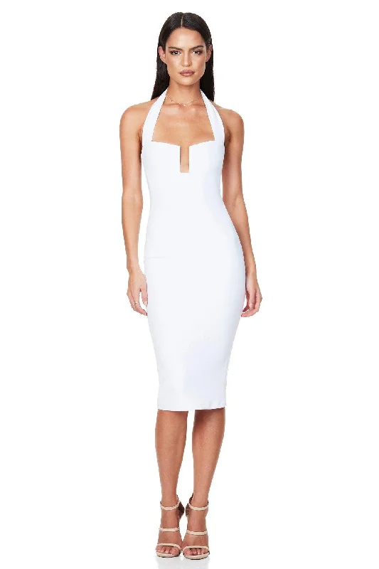 Nookie Destiny Midi Dress - White