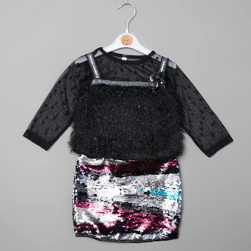 Midi For Girls And Kids With An Elegant Sequins