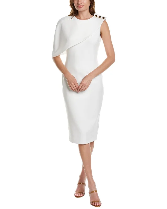 Badgley Mischka Sheath Midi Dress