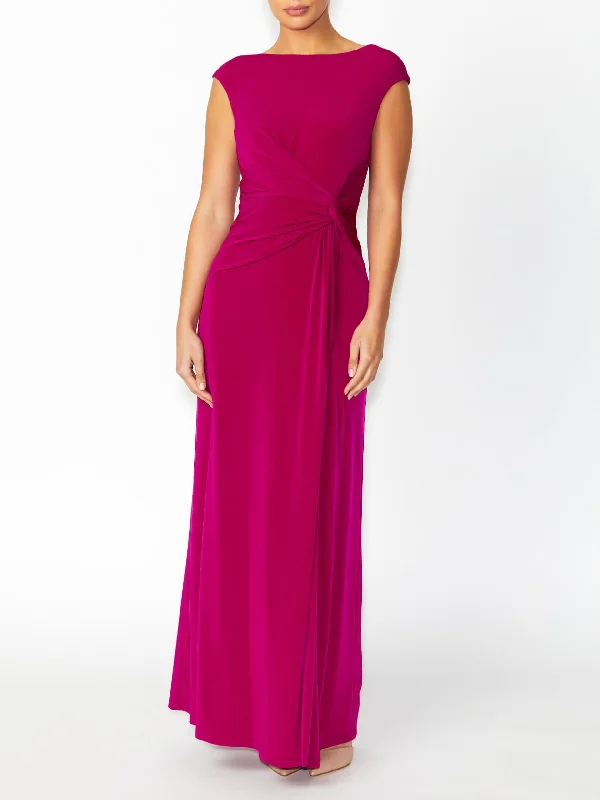 Tiffany Fuchsia Jersey Gown