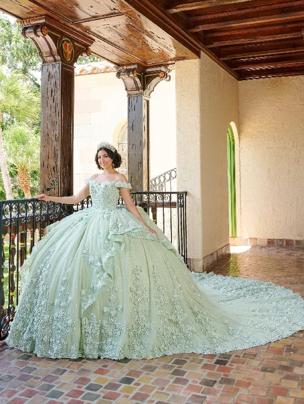 Applique Off Shoulder Quinceanera Dress by House of Wu 26080