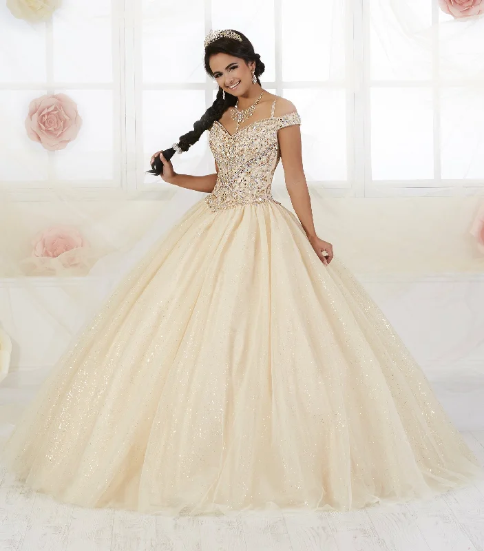 Cold Shoulder Quinceanera Dress by Fiesta Gowns 56360