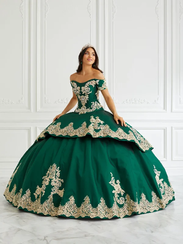 High Low Quinceanera Dress by LA Glitter 24094