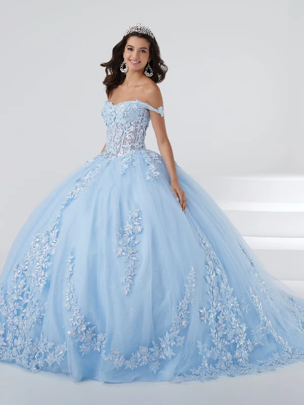 Off Shoulder Corset Quinceanera Dress by Fiesta Gowns 56461