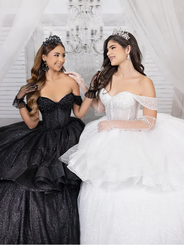 Off Shoulder High Low Ball Gown by LizLuo Quince 26103