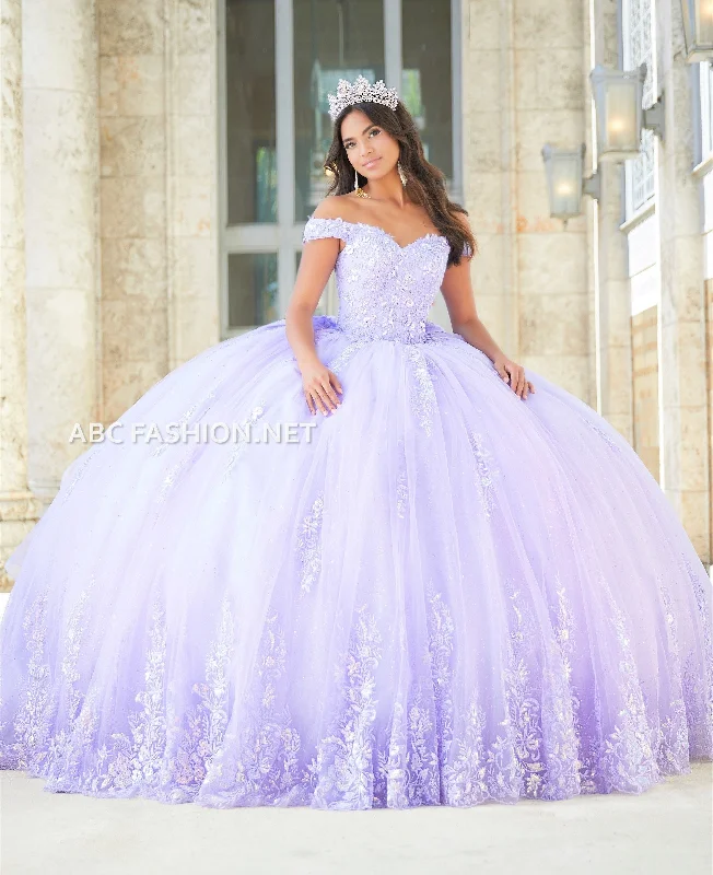 Off Shoulder Quinceanera Dress by House of Wu 26026