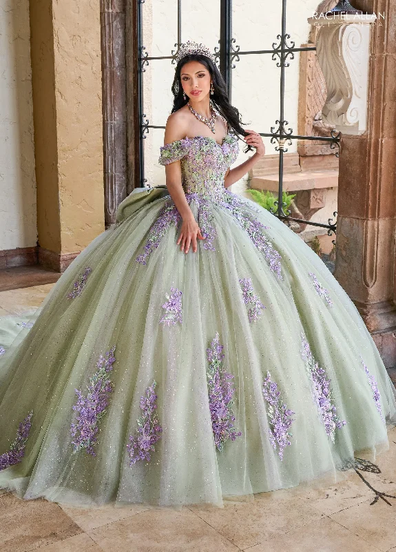 Off Shoulder Quinceanera Dress by Rachel Allan RQ1153