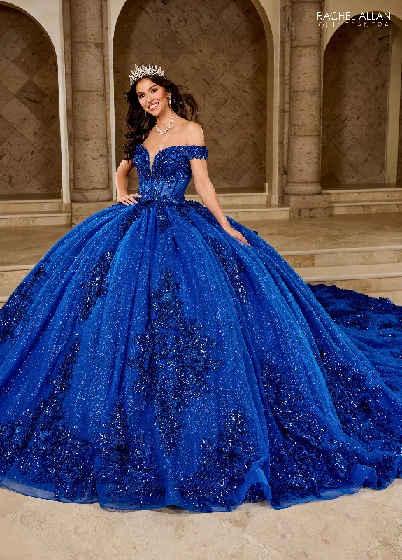 Off Shoulder Quinceanera Dress by Rachel Allan RQ2215