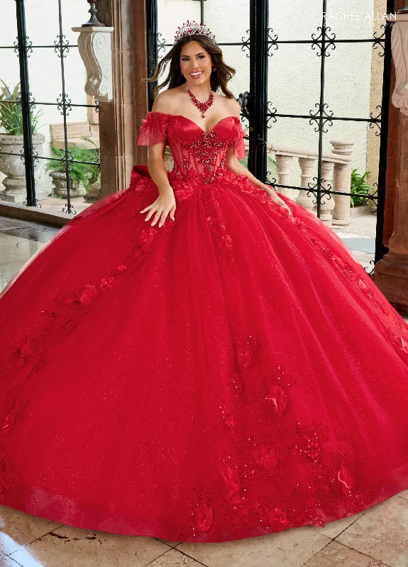 Off Shoulder Quinceanera Dress by Rachel Allan RQ2220