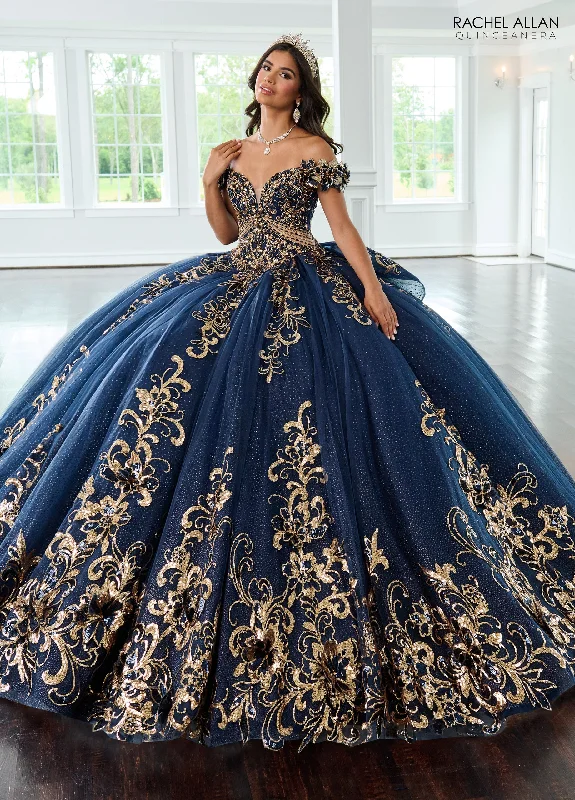 Off Shoulder Quinceanera Dress by Rachel Allan RQ3145