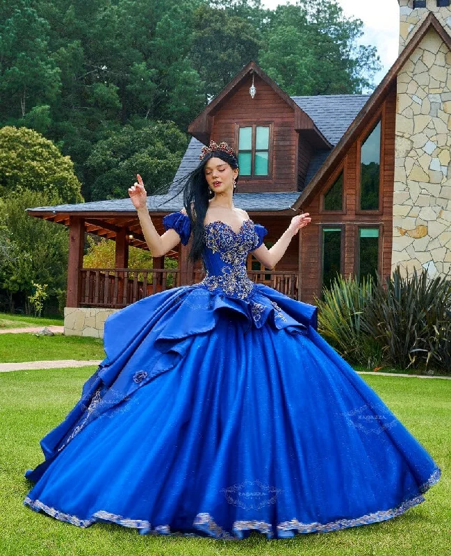 Royal Blue Quinceanera Dress by Ragazza D82-582