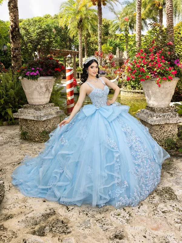 Ruffled Sleeveless Ball Gown by LizLuo Quince 26112