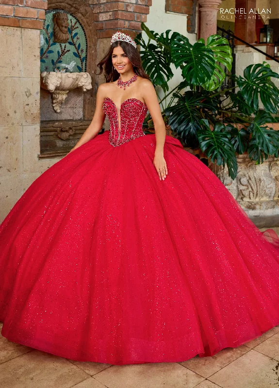 Strapless Quinceanera Dress by Rachel Allan RQ1156