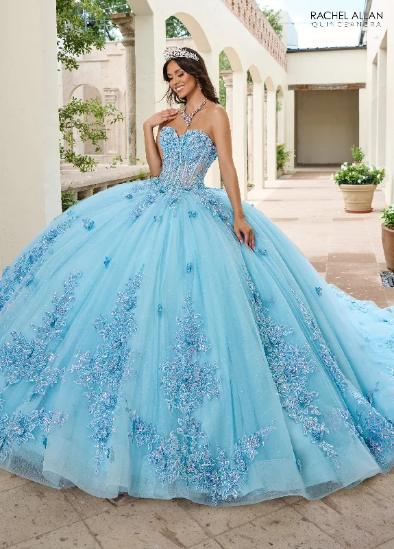 Strapless Quinceanera Dress by Rachel Allan RQ1163