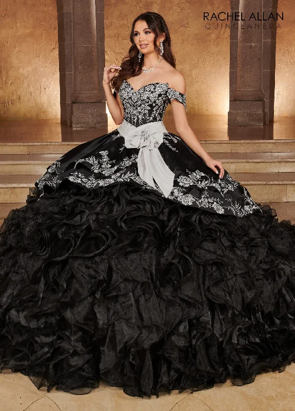 Sweetheart Ruffled Quinceanera Dress by Rachel Allan RQ3104