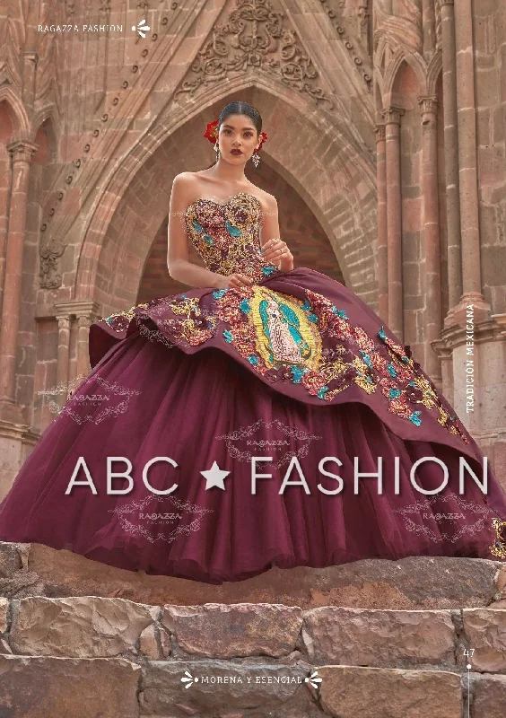 Virgen De Guadalupe Quince Dress by Ragazza M18-118